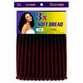 3x Soft Bread crochet hair color 1/33 front package