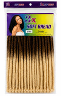 3X Soft Bread crochet faux locs color 27/613 in package