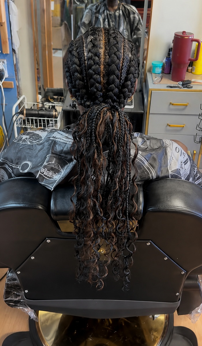 Kerandy Hair Braiding client style