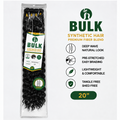 BULK Deep Wave synthetic boho hair 20 inch in 1B natural black, retail package