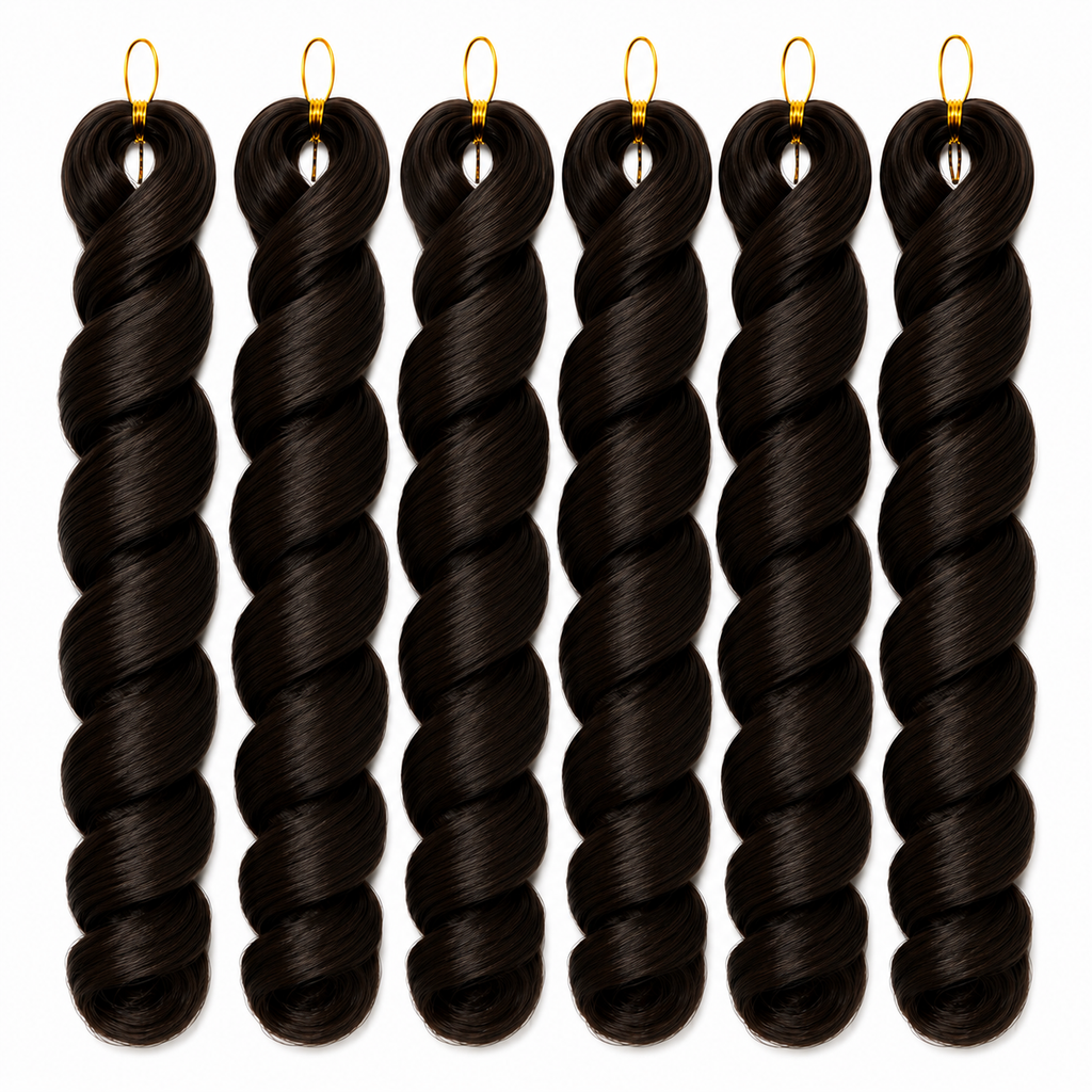 Source Italy Curly 6X Crochet Braid 12" – #2