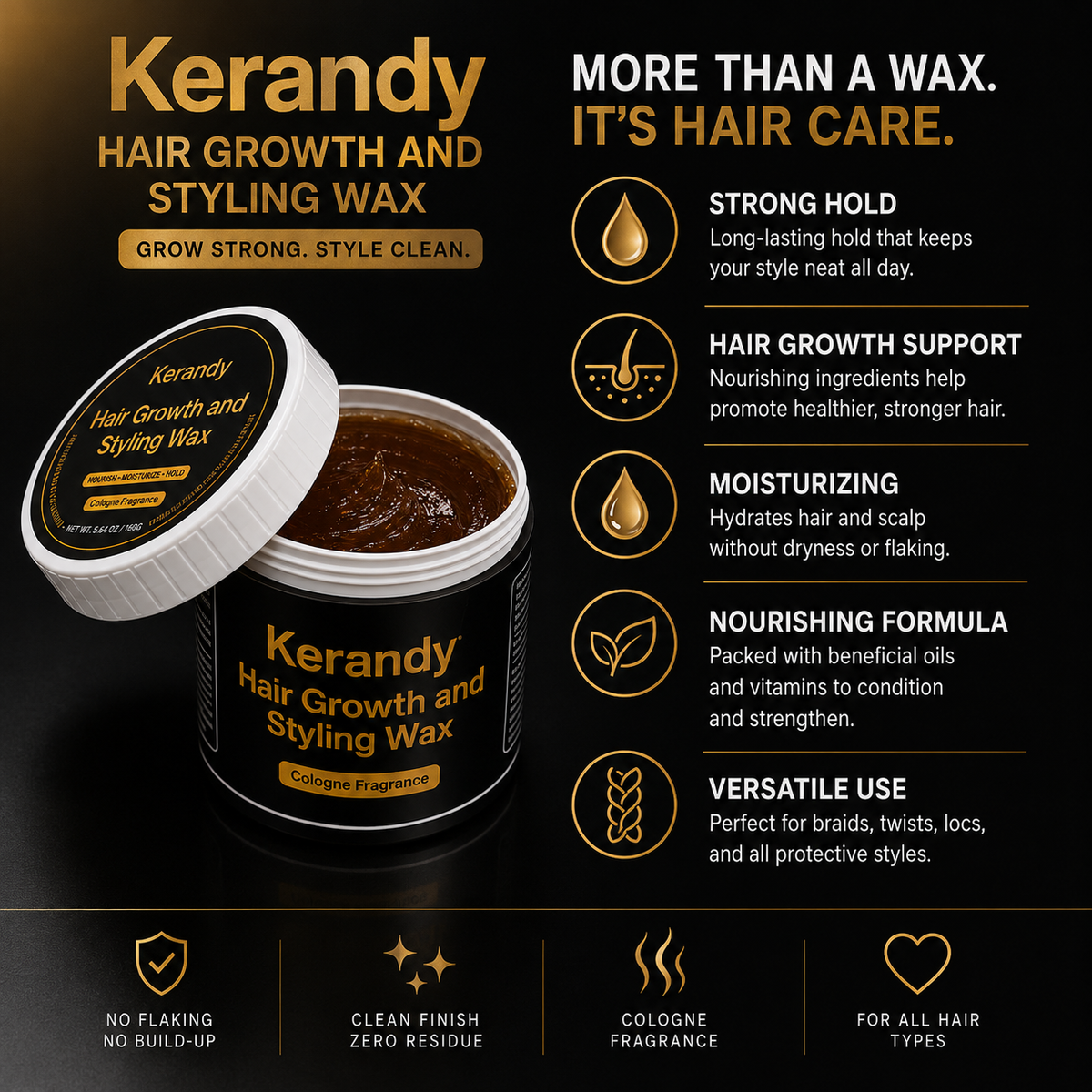 Kerandy Styling Wax — Salon Pro Bundle (5-Pack)