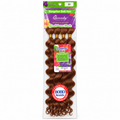 Queensky Goddess Bob Deep Bulk 20-inch boho hair in color 30 auburn, retail package