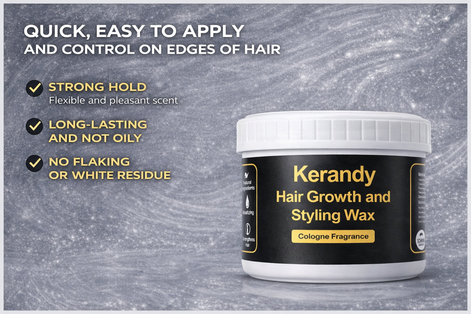 Kerandy Hair Growth and Styling Wax