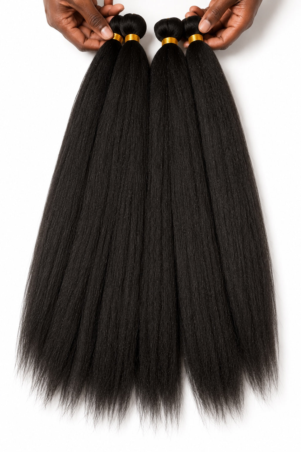 Handheld Outre X-Pression Dark Mahogany Brown-Black pre-stretched braiding hair bundles