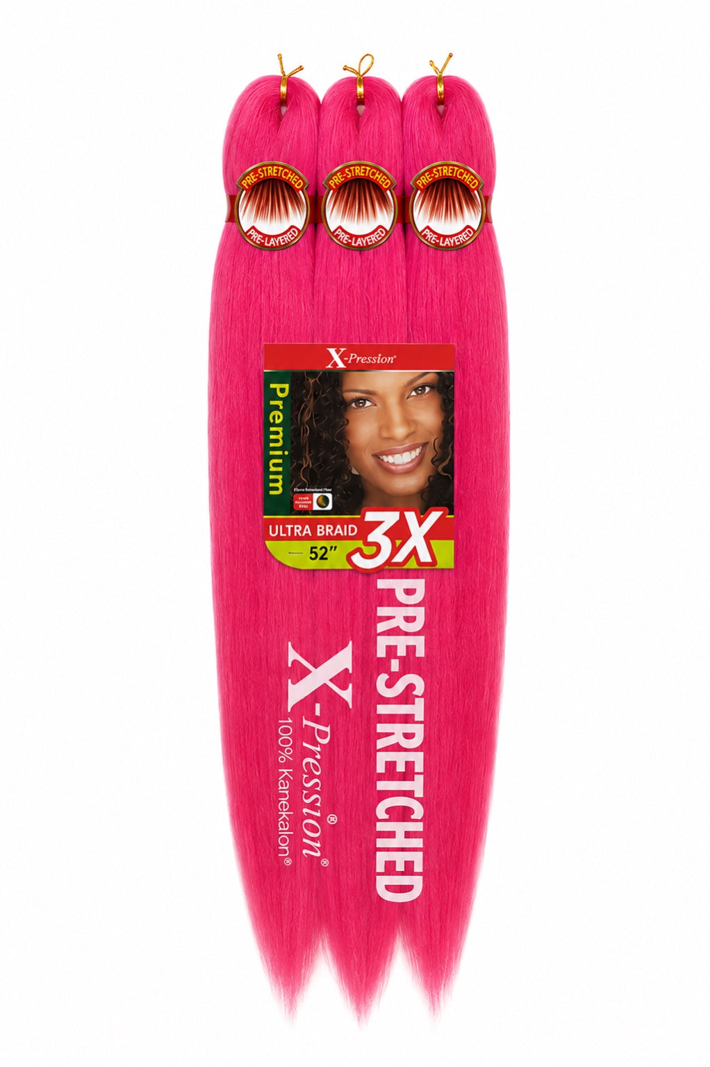 Outre X-Pression 3X Ultra Braid 52 inch Pink product view