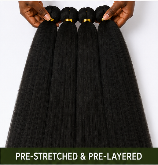 Outre X-Pression color 1 pre-stretched and pre-layered bundles