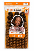 Source Italy Curly 6X Crochet Braid 12 inch T27 front package