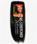 X-Pression Premium Ultra Braid 3X pre-stretched braiding hair, 52 inches, natural black
