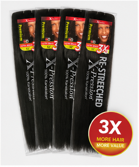 X-Pression Ultra Braid 3X value pack product image